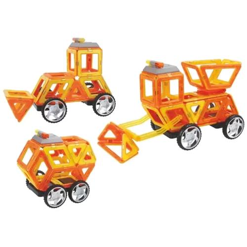 Магнитный конструктор Limo Toy Стройтехника Magnistar 34 детали (LT6003) фото 4
