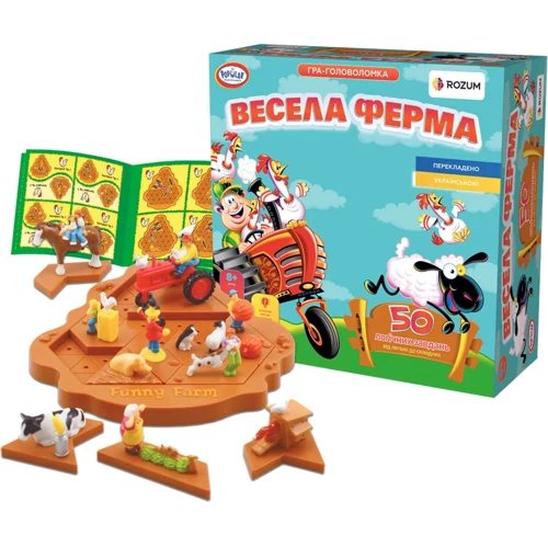 Настольная игра ROZUM Веселая Ферма Funny Farm (R004UA): Возраст от 8-ми лет