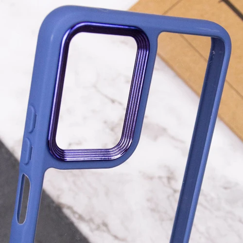 Аксесуар для смартфона Epik TPU+PC Lyon Case Blue для Realme C30: Матеріал TPU (термополиуретан) и поликарбонат
