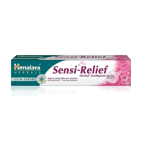 Himalaya Herbals Sensi-Relief Зубная паста для чувствительных зубов 75 ml: Назначение Чувствительные десна, Очищение