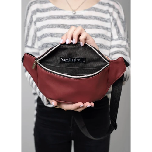Женская поясная сумка Sambag Tirso MSSP бордовая (80114005): Тип Сумки