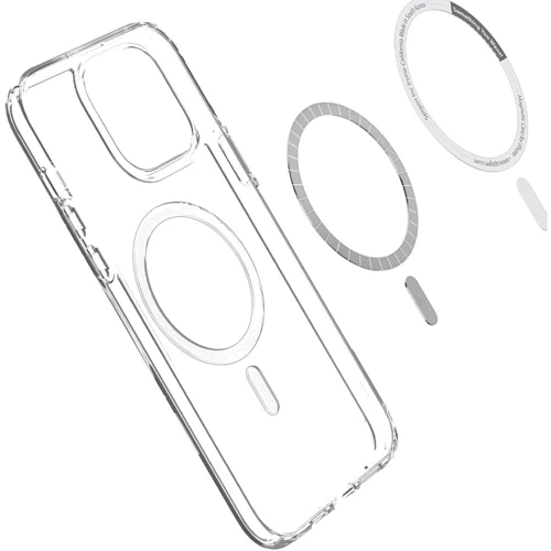 Чохол для iPhone Spigen Crystal Hybrid Mag Safe Graphite (ACS03244) for iPhone 13 Pro Max фото 5