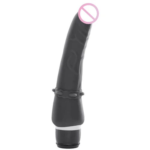 Класичесский вибратор Seven Creations Classic Smooth Vibrator (черный)