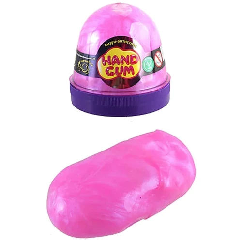 Лизун-антистрес ТМ Mr.Boo Hand gum, малиновий 120 г (80104)