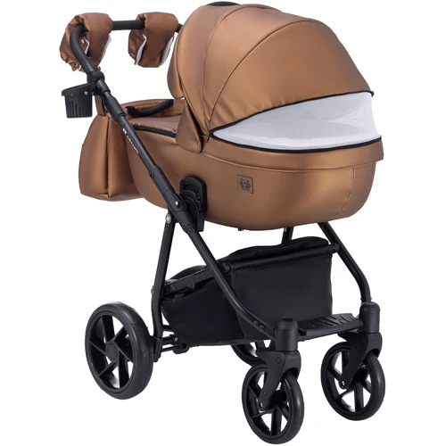 Коляска 2 в 1 Adamex Hybryd Plus шкіра 100% Y230CZ (624648): Ширина шасі 61.5 см