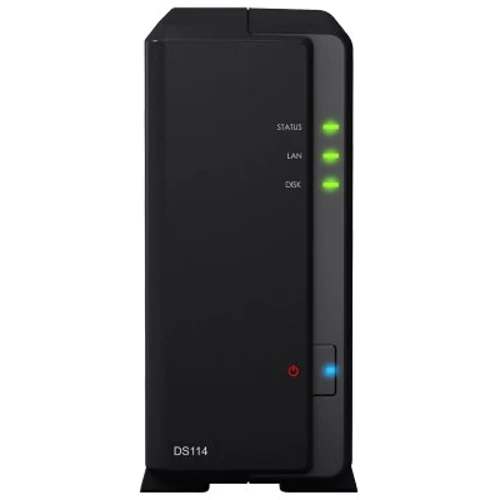 Мережевий накопичувач (NAS) Synology DS114: Слоти для дисків 1 x 3,5 "SATA (III) або 1 x 2,5" SATA / SSD