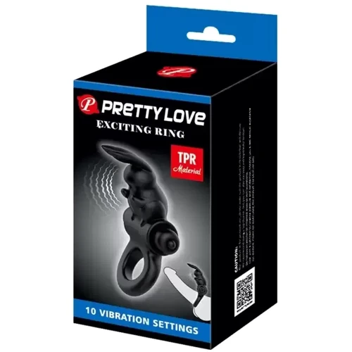Эрекционное вибро кольцо Pretty Love EXCITING RING, BI-210245