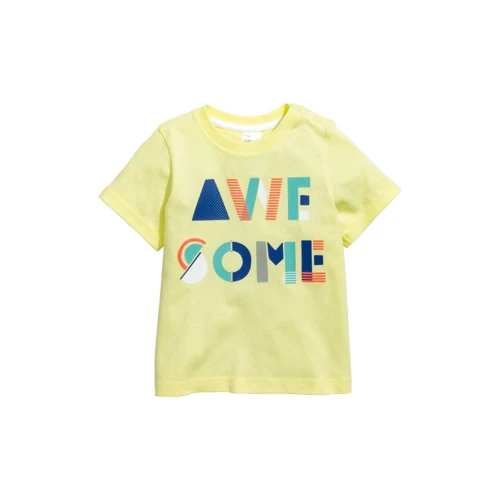 Футболка H&M 7Z4688265 68 см желтая