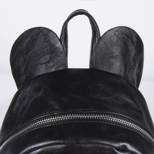 Рюкзак Cerda Mickey Mouse Black Casual Fashion Faux-Leather Backpack: Стать дівчинка