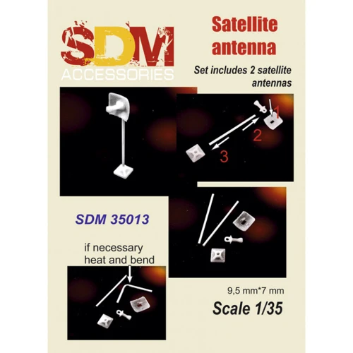 Набор DAN models Спутниковая антенна (малая прямоугольная) (DAN-SDM35013)