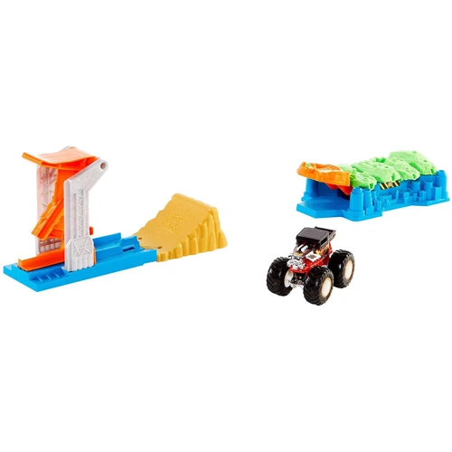 Ігровий набір Hot Wheels Монстро-стрибок серії Monster Trucks (GVK08): Масштаб машинок 1:64