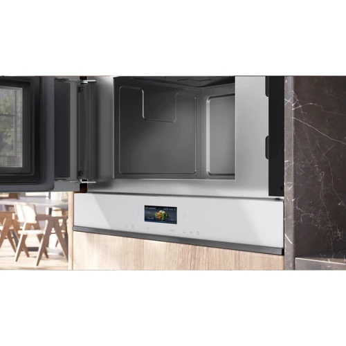 Встраиваемая микроволновая печь Siemens BF722L1W1: Цвет белый