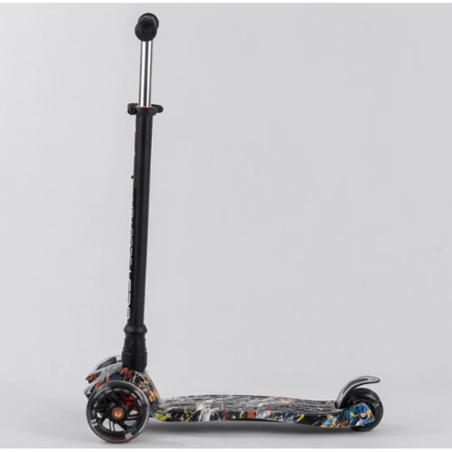 Детский самокат Best Scooter Maxi A 25779/779-1542 Черный принт: Тип колес литые