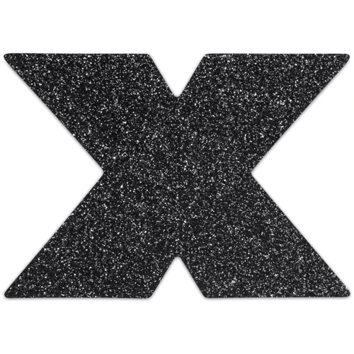 Украшение на соски Bijoux Indiscrets - Flash Cross Black