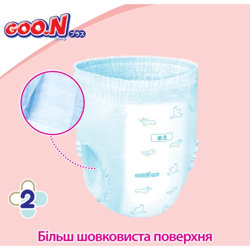 Трусики-підгузки Goo.N Plus для дітей 13-25 кг (розмір ХXL, унісекс, 28 шт.): Стать дитини Унисекс