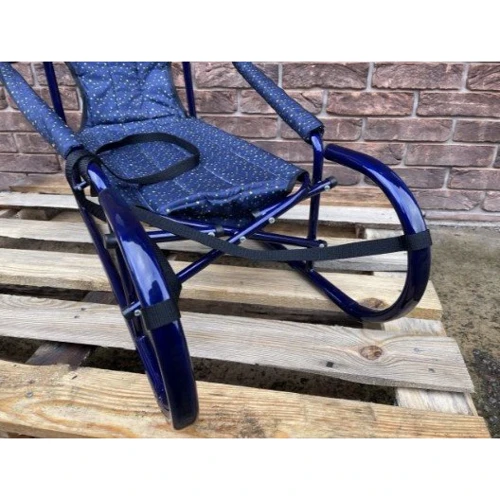 Санки Сложные с ручкой цвет синий (СК76693)