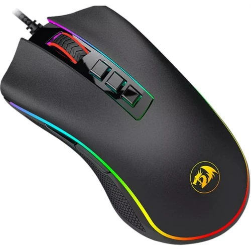Мышь Redragon Cobra FPS M711-1 RGB USB Black (77226): Интерфейс подключения USB