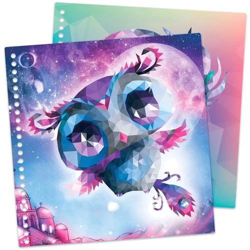 Набір для творчості Nebulous Stars Скетчбук Стікери за номерами (11129)