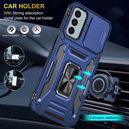 Аксесуар для смартфона Mobile Case Camshield Army Ring Navy для Samsung A155 Galaxy A15 4G / A15 5G: Сумісність Samsung A155 Galaxy A15 4G / A15 5G