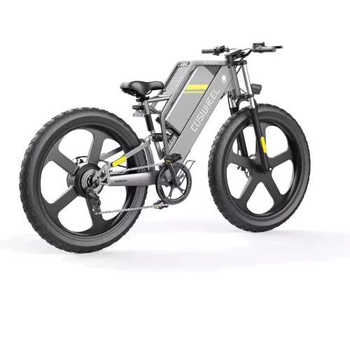 Електровелосипед Coswheel T26 (750 Вт, 48 В, 25 А/год), колеса 26", сірий: Вага пристрою, кг 35