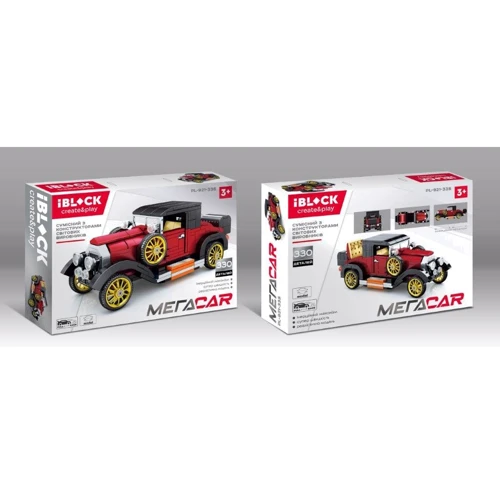 Конструктор IBLOCK PL-921-335 Megacar, 330 деталей