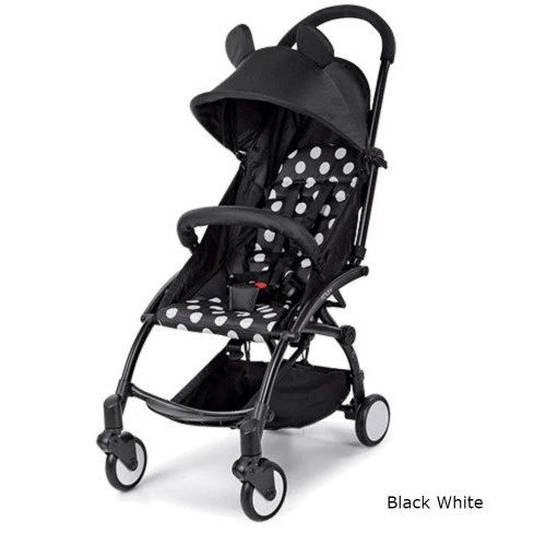 Прогулочная коляска El Camino Yoga M 3548-2-2 (black&white)