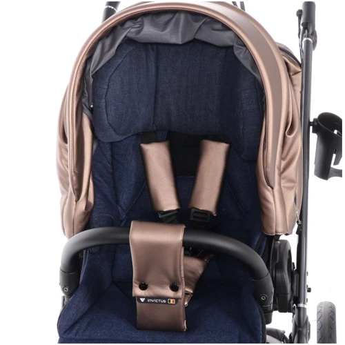 Универсальная коляска 2 в 1 Invictus Jeans Blue (Inv-2.0-11JBl) фото 8
