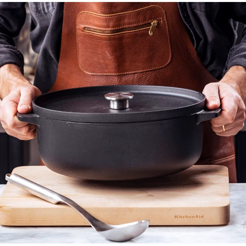 Гусятниця KitchenAid Matte Oven-to-table 30 см 5.6 л (CC004900-001): Кришка есть