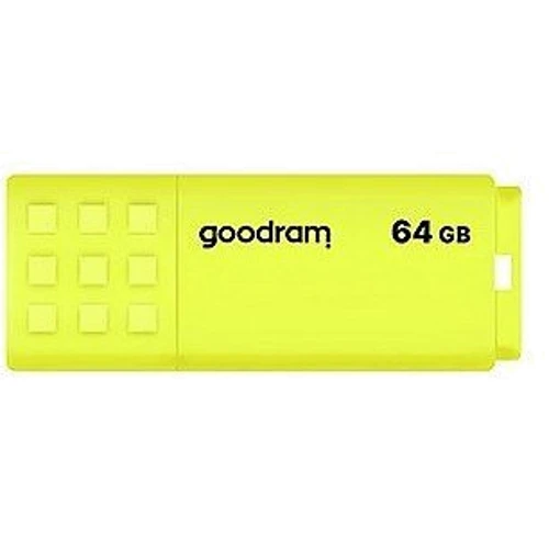 USB-флешка GOODRAM 64GB UME2 USB 2.0 Yellow (UME2-0640Y0R11): Обсяг пам'яті 64 GB