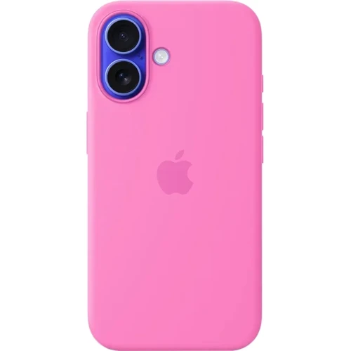 Чехол для iPhone Apple iPhone 16 Silicone Case with MagSafe - Peony (MDGM4ZM/A): Цвет розовый