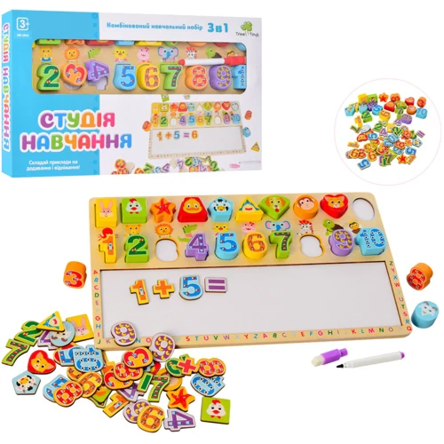 

Набор первоклассника Limo Toy Деревянная игрушка (MD 2843)