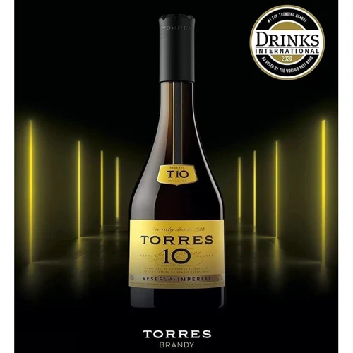 Бренди Torres 10 Gran Reserva 38% 0.7л + 2 стакана (сувенирный набор) (DDSAT1A020): Страна производитель Испания