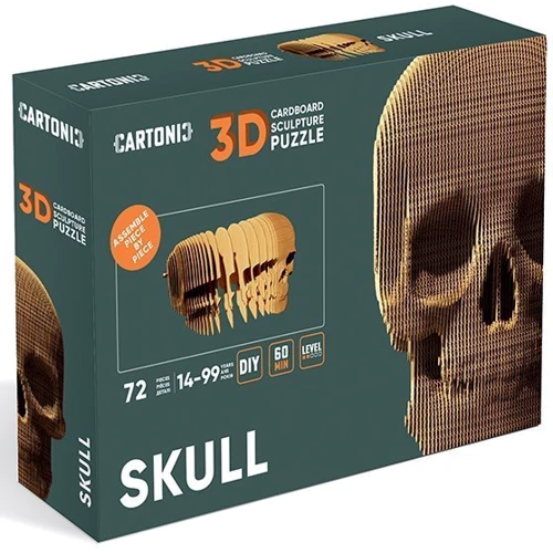 Картонный конструктор Cartonic 3D Puzzle SKULL