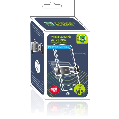 Держатель Global Car Holder Air Vent Black (M05GH): Совместимость Apple, универсальный