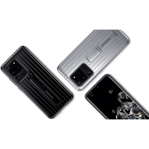 Чехол для телефонов Samsung Protective Standing Cover Black (EF-RG988CBEGRU) for Samsung G988 Galaxy S20 Ultra: Тип накладка на заднюю часть