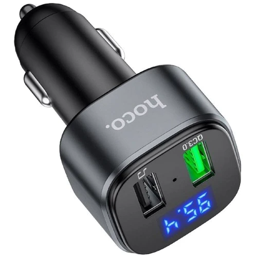 FM-трансмітер Hoco E67 Fighter 18W (2 USB) Black: Виробник HOCO