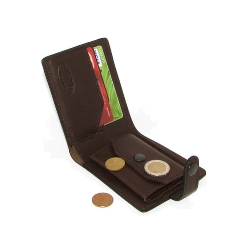 Мужское портмоне DNK Leather коричневое (Full Purse col.F): Страна производитель Украина