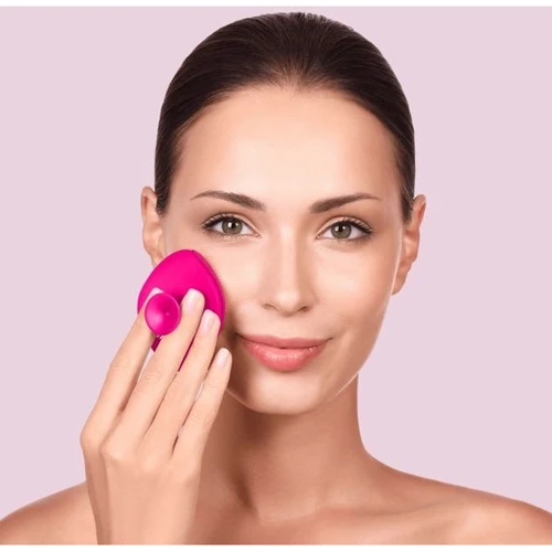 Щітка для обличчя GESKE Facial Brush 4 в 1 Magenta з утримувачем (GK000038MG01) фото 5