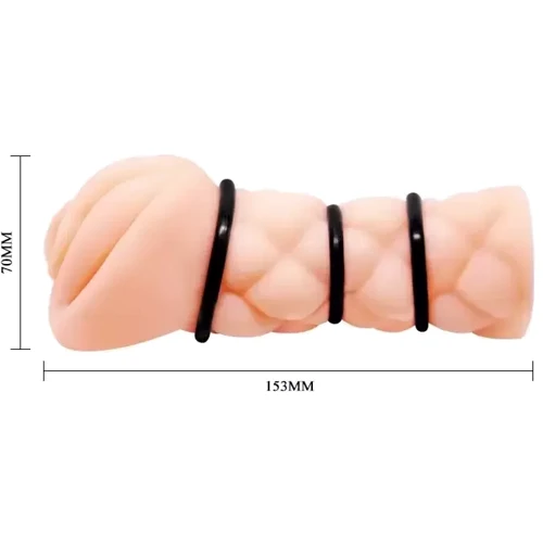 Мастурбатор с вибрацией CRAZY BULL - MICHELLE Vagina Vibration, BM-009153ZH