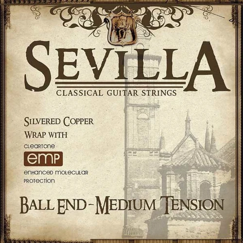 Струна для гитар Струны CLEARTONE 8442 SEVILLA BALL END MEDIUM TENSION