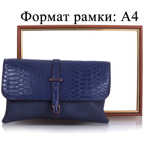 Женская сумка кросс боди Amelie Galanti темно-синяя (A991344-blue): Материал Искусственная кожа