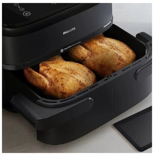 Фритюрниця Philips NA150/00 Ovi Flex Dual: Матеріал корпусу металл / пластик