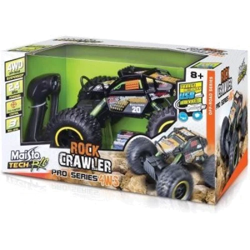 Радиоуправляемая игрушка Maisto Tech Rock Crawler Pro черный (81334 black): Класс Внедорожник