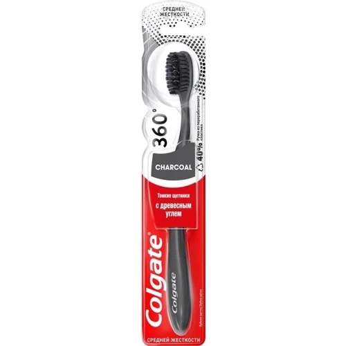 Зубная щетка Colgate 360° для детей 6-9 лет черная (2170000001138) фото 4