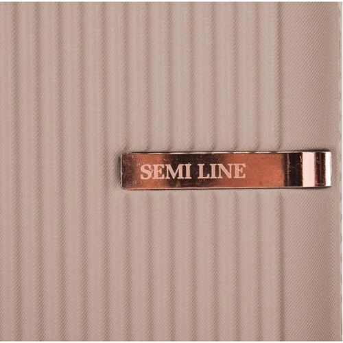 Бьюті-кейс Semi Line 16L Champagne шампань (T5666-2): Застібка Молния