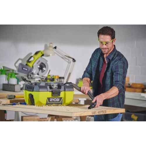 Пилосос Ryobi R18PV-0 ONE+ (5133003786) (без АКБ та ЗУ): Обсяг контейнера для сміття, л 11