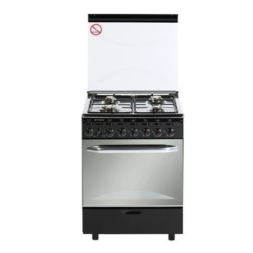 Газова плита Fresh I60G5 / 01 (чорний / нержавіюча сталь): Розміри (ВxШxГ) 85x60x60 см
