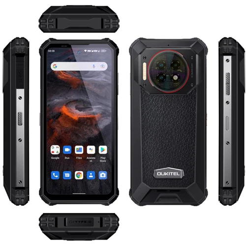 Смартфон Oukitel WP19 Pro 8/256GB Black (UA UCRF): Слот для карт памяти microSD (до 2 ТБ)