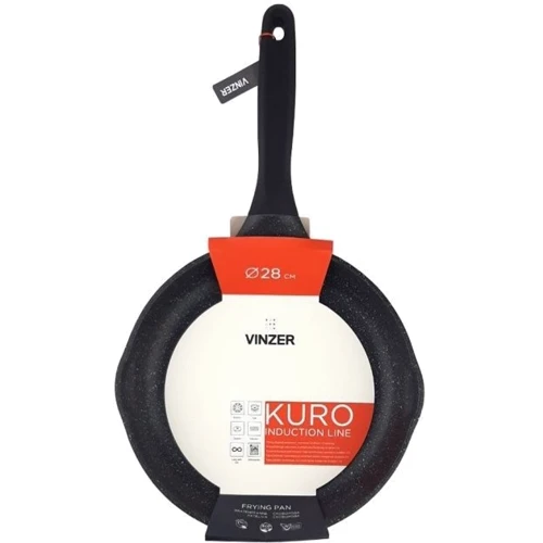 Сковорода Vinzer Kuro Induction Line 28см (50422): Тип сковороды Традиционная