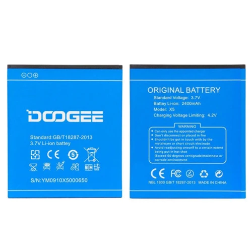 Аккумулятор Doogee 2400mAh for Doogee X5